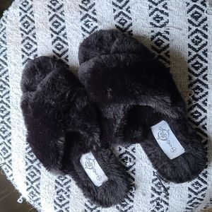 Fuzzy slippers